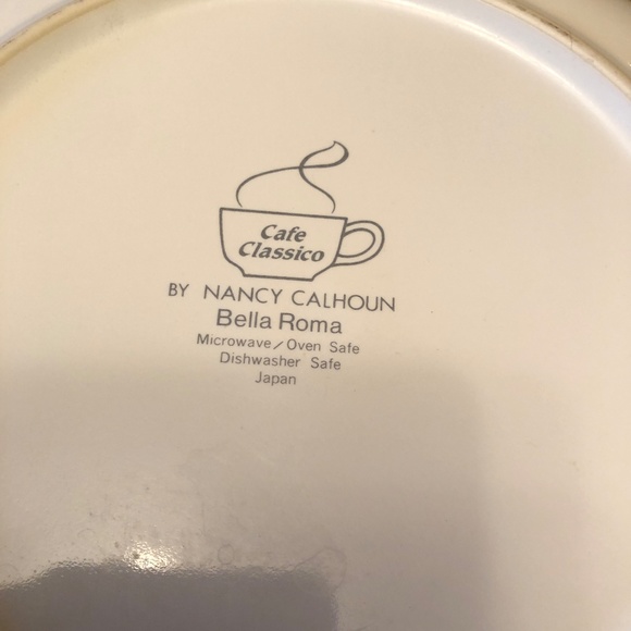 🍎 SALE 13" Large Salad Serving Bowl Bella Roma Cafe Classico - Picture 8 of 11